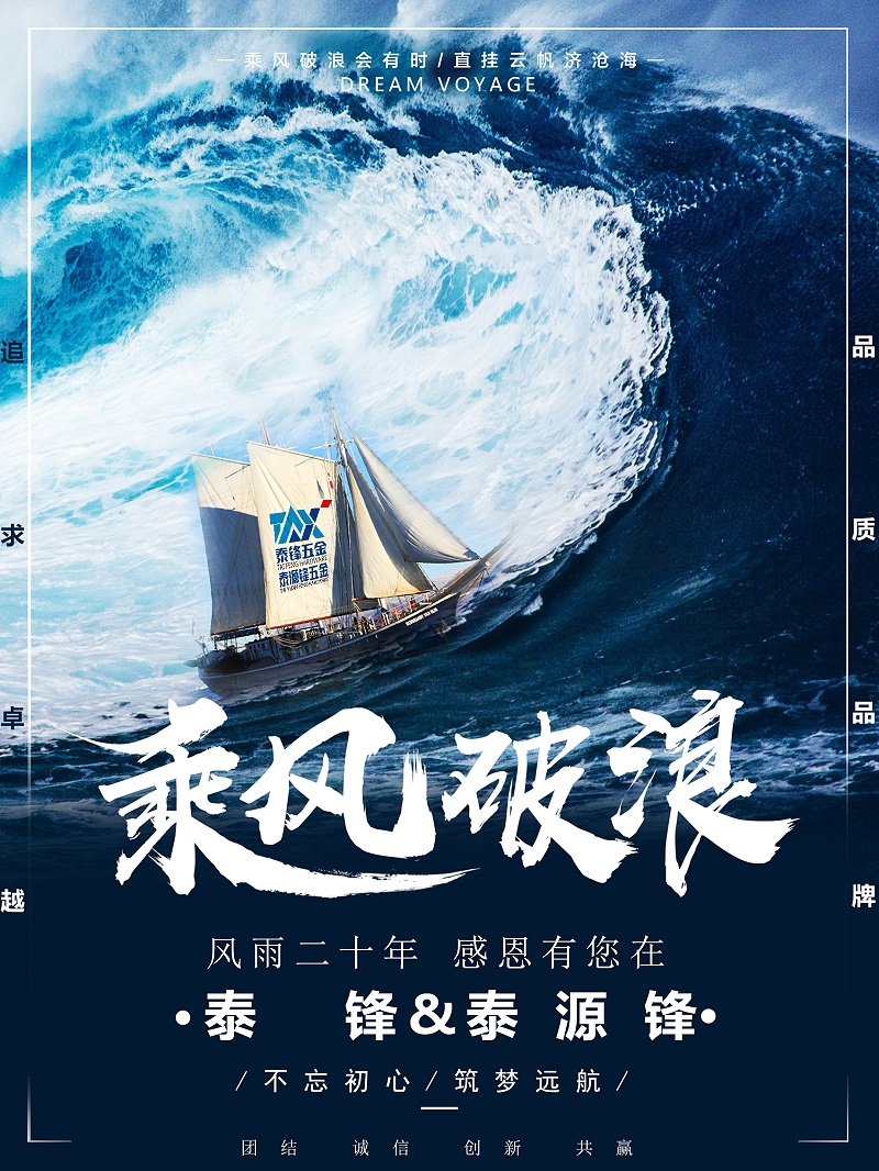 泰锋&泰源锋20周年海报